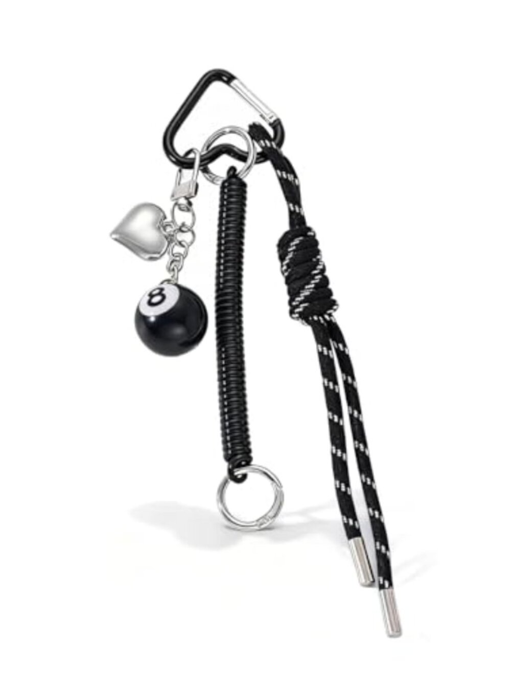Magic 8 Ball Keychain Y2K Bag Charm Purse Charm for Handbags